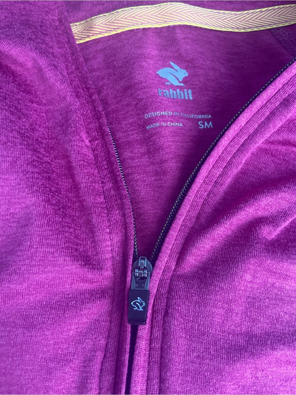 Women’s EZ 1/4-Zip Long Sleeve Top - Fuchsia Pink (cactus flower) - Picture 3 of 8